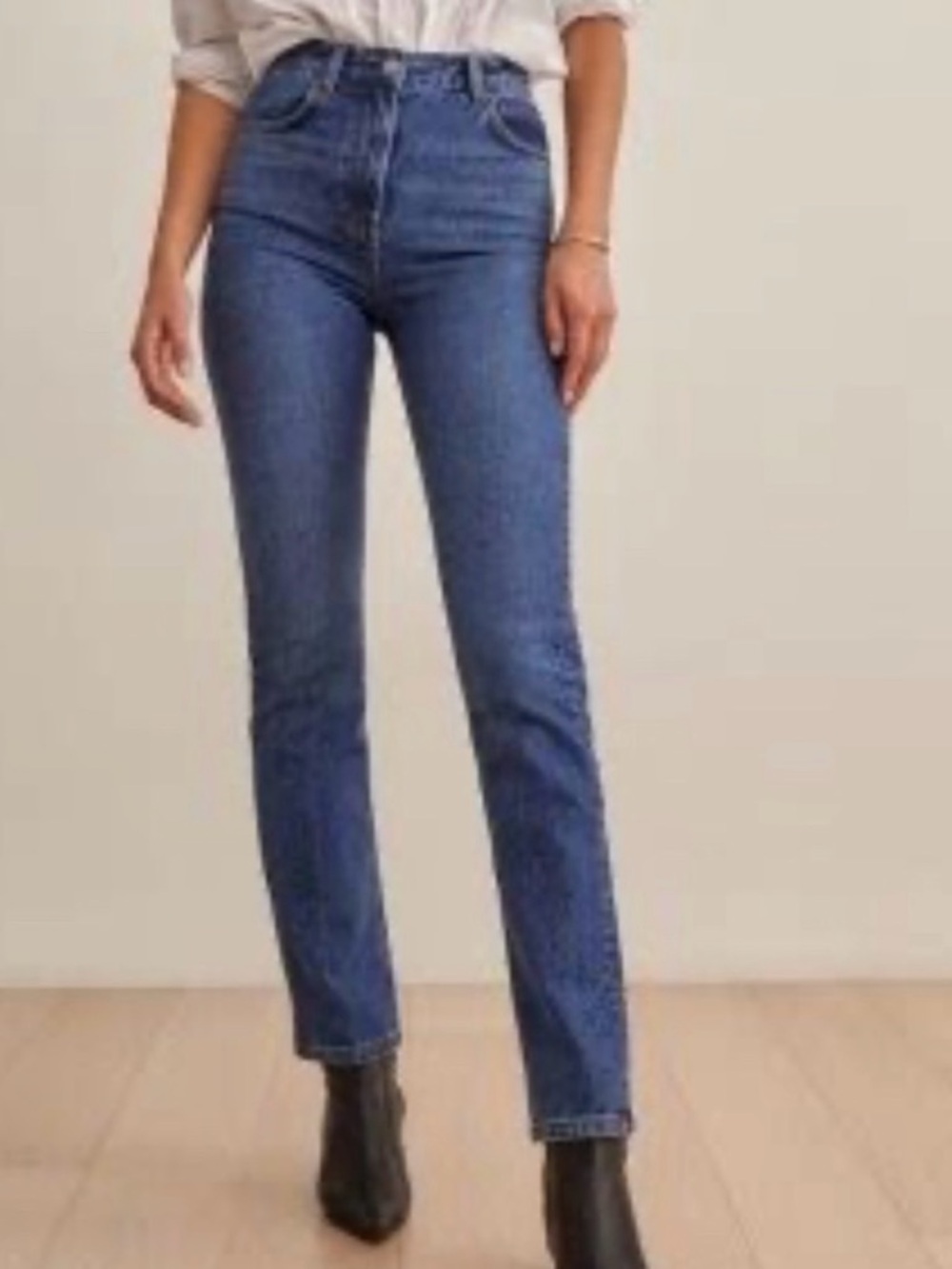 Everlane Women's Slim Fit Blue Jeans - Picture 2 of 5